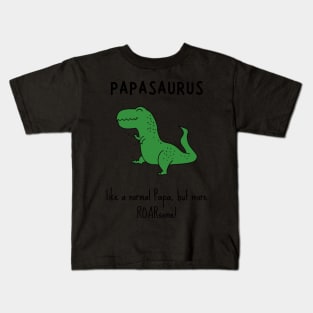 Papasaurus Kids T-Shirt